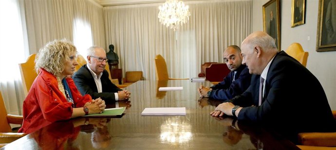 Díaz Tezanos con Blas Mezquita