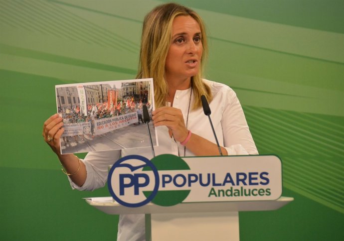 Nota De Prensa, Audio Y Foto PP Andaluz: Marifrán Carazo Sobre Inicio Del Curso 