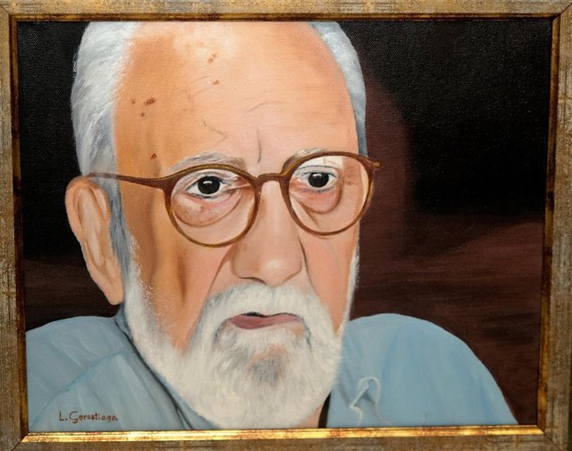 Retrato de Pereira realizado por Gorostiaga