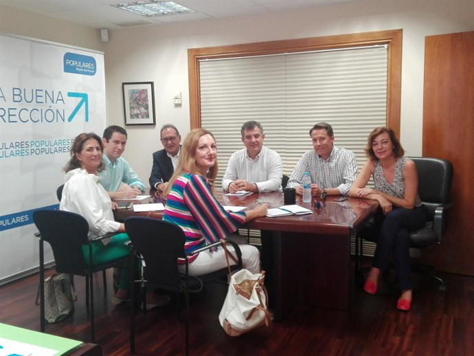 Prensa PP Regional. Foto Reunión Diputados Y Senadores PP