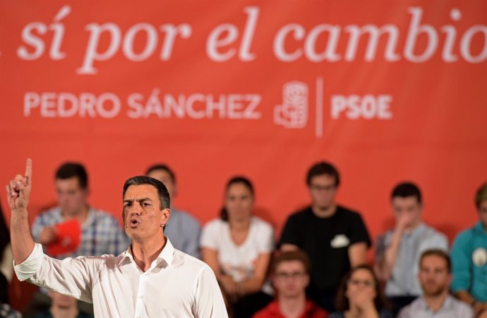 Pedro Sánchez, líder del PSOE