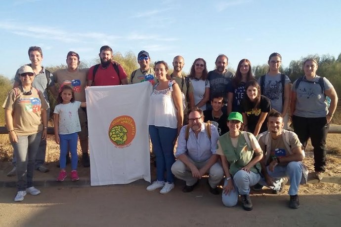 Voluntariado para censar el camaleón de Islantilla e Isla Cristina, en Huelva.