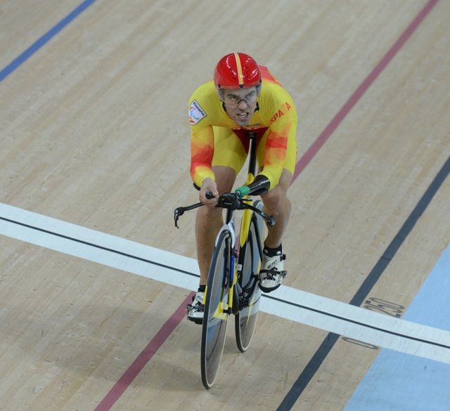 Alfonso Cabello durante su prueba