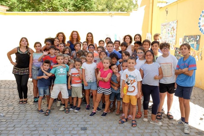 Clausura Escuela de Verano del Distrito Macarena, en Sevilla.