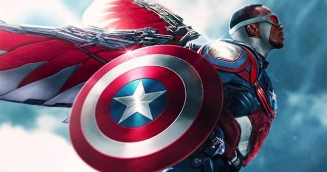El Halcón como Capitán América en Vengadores