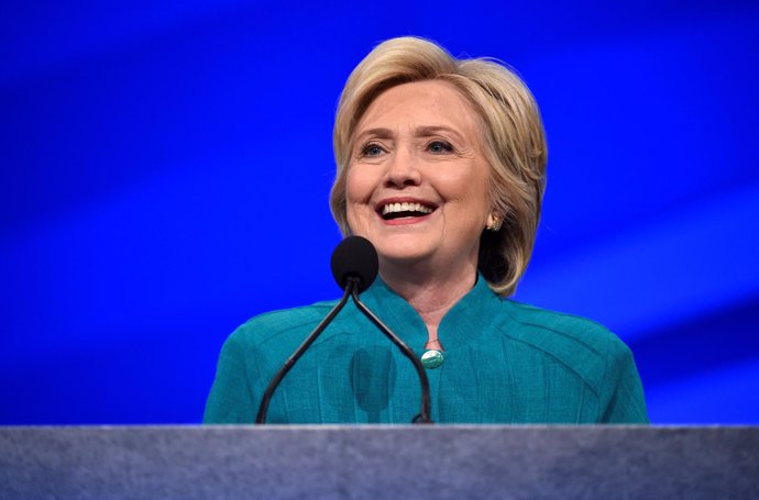 La virtual candidata demócrata a la Presidencia de EEUU, Hillary Clinton