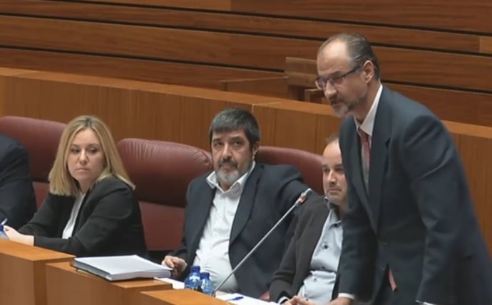 Luis Fuentes en las Cortes de CyL