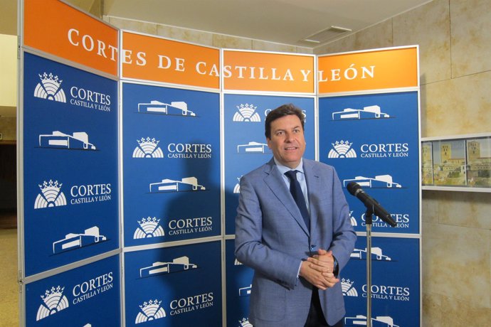 El portavoz del Grupo Popular en las Cortes, Carlos Fernández Carriedo