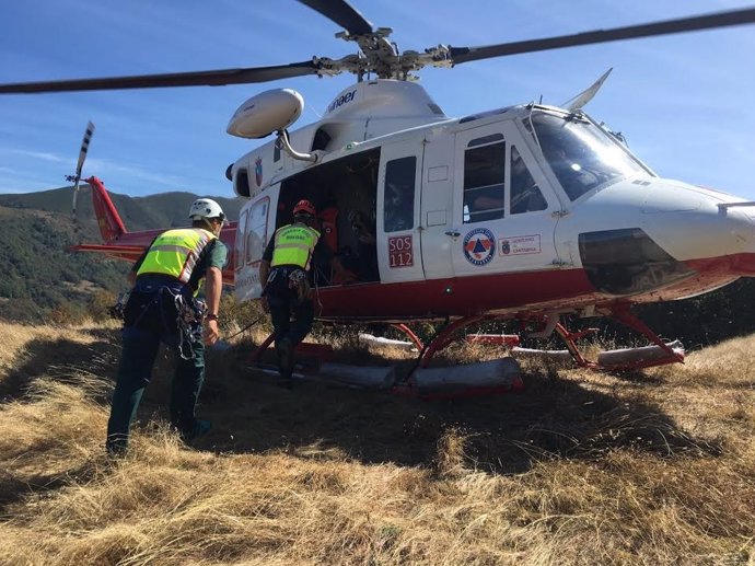 Helicóptero 112 Gobierno de Cantabria