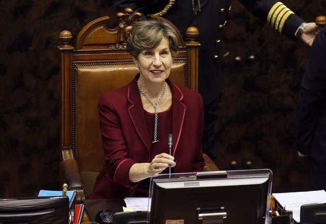 La presidenta del Senado de Chile, Isabel Allende.