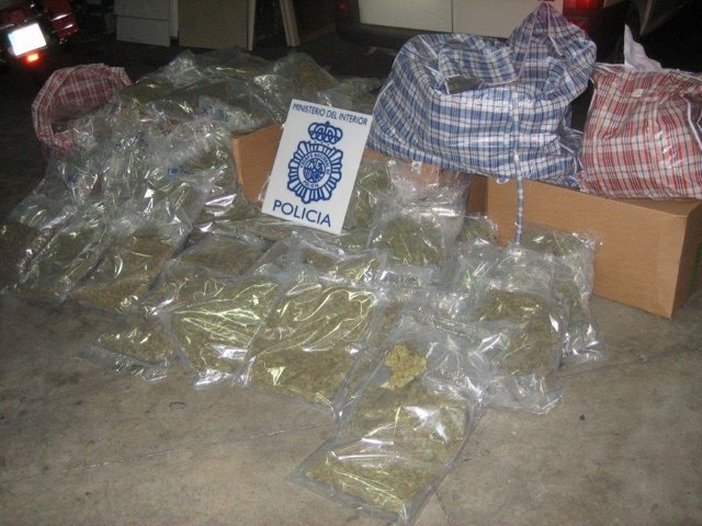 Marihuana intervenida aeropuerto