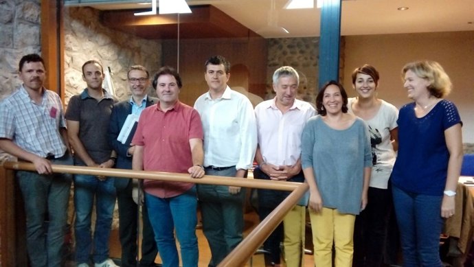 Encuentro de trabajo en Pau.