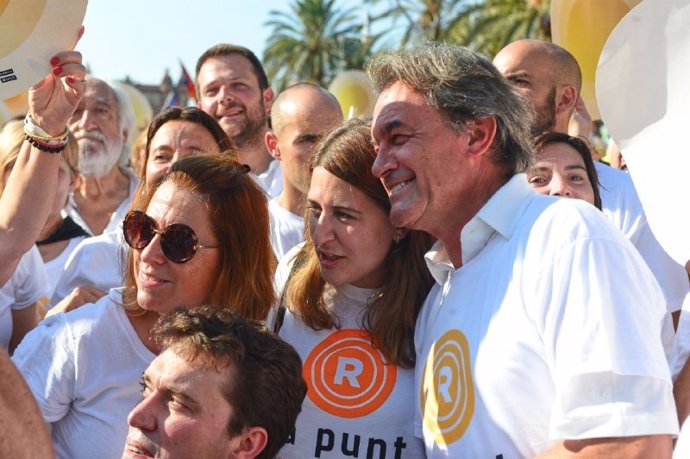 Marta Pascal, Artur Mas (PDC) en la Diada 2016
