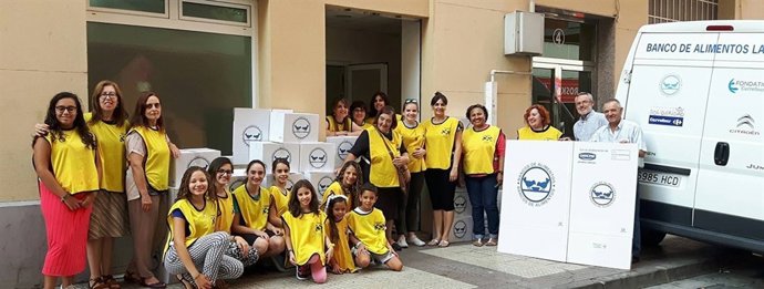 Entrega para el Banco de Alimentos de la iglesia de los Mormones