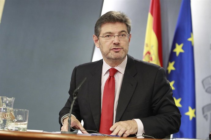 Rueda de prensa de Rafael Catalá tras el Consejo de Ministros