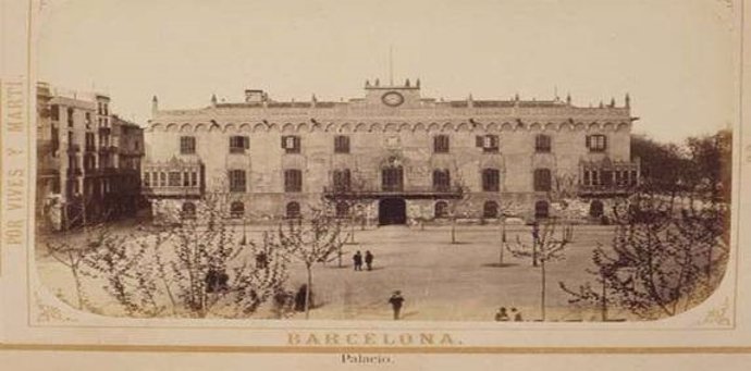 Pla de Palau en una imagen de 1850