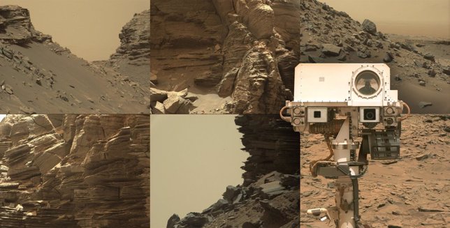 Imágenes de Marte remitidas por Curiosity