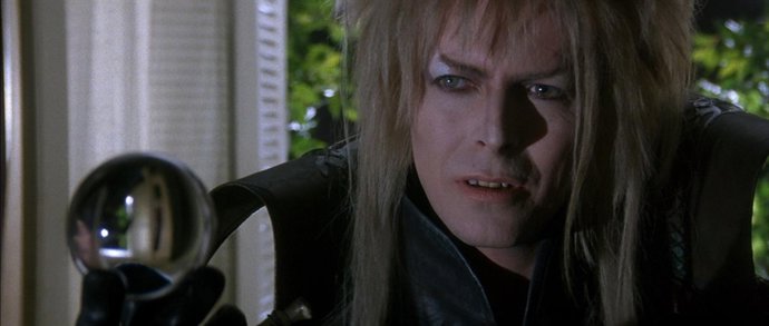 David Bowie en Dentro del laberinto