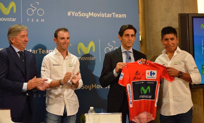 Unzué, Valverde, José María Álvarez-Pallete y Nairo Quintana