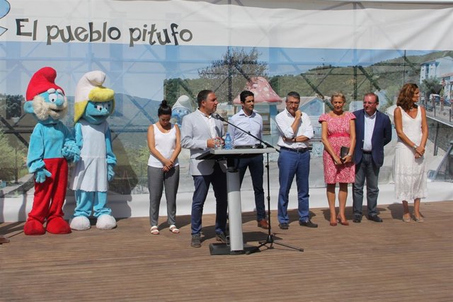 Presentación pueblo pitufo Júzcar