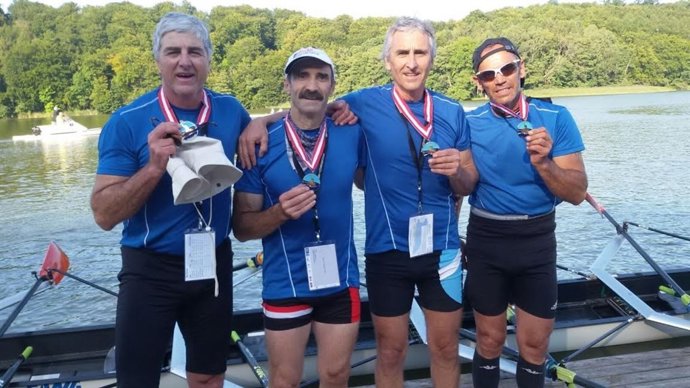 Remero santoñés Agustín Garay