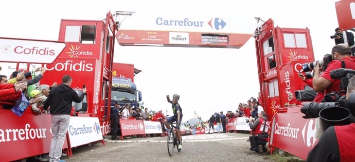 Nairo Quintana gana en La Vuelta