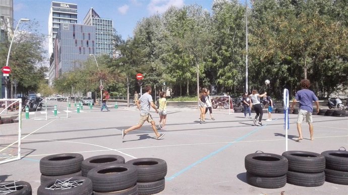 Nuevos usos a la 'supermanzana' de Poblenou