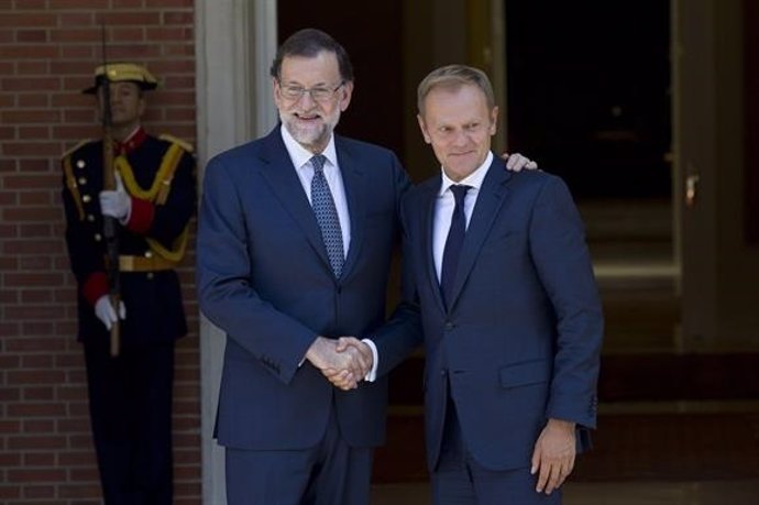 Mariano Rajoy y Donald Tusk