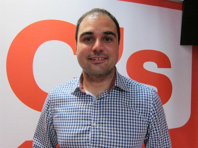 El canadidato de Ciudadanos por Zaragoza, Rodrigo Gómez
