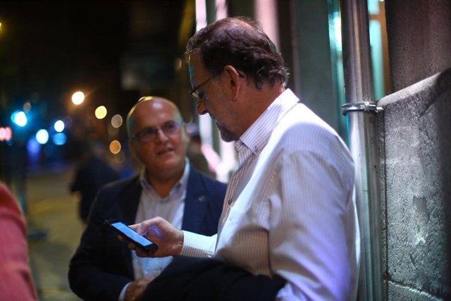 Fotografía de Mariano Rajoy y Manuel Baltar