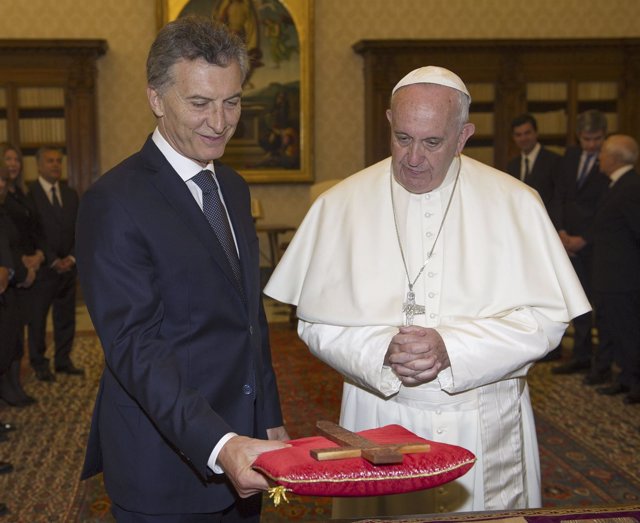 Macri y papa Francisco
