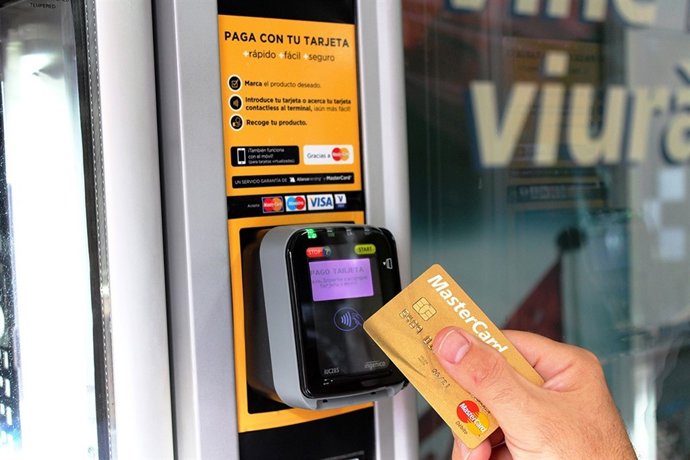 Permitirá el pago con tarjeta en 105 máquinas de vending. 