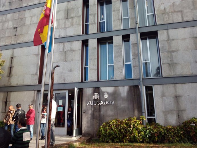 Juzgados en O Porriño (Pontevedra).