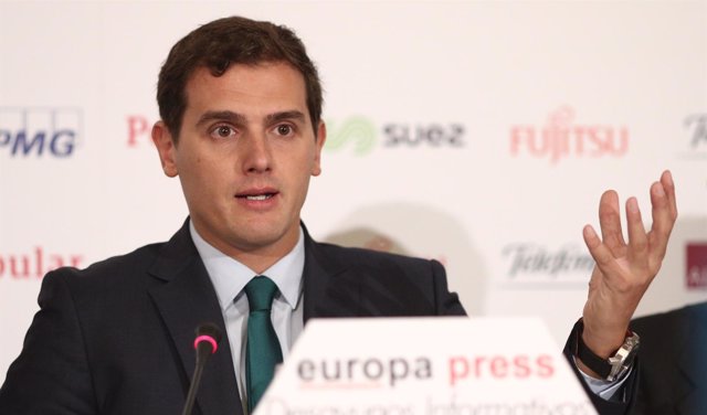 Albert Rivera en el Desayuno Informativo de Europa Press