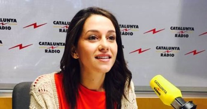 Inés Arrimadas, durante una entrevista en Catalunya Ràdio.