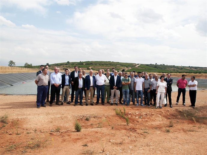 Regadío Los Campillos en Cenicero visitados por Ceniceros