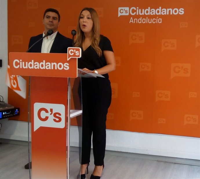 Rueda de prensa en Sevilla de C's Andalucía