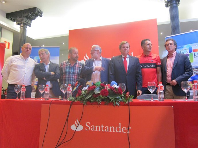 Presentación prueba de bici Liébana con Miguel Indurain 