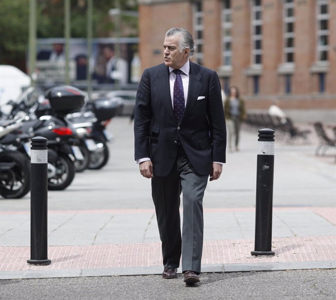 Luis Bárcenas acude a los juzgados de Plaza de Castilla