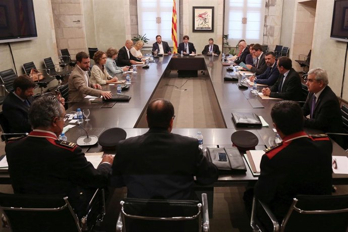 Puigdemont preside la comisión para la seguridad con el nivel 4 antiterrorista