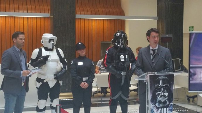 Presentación del desfile de Star Wars