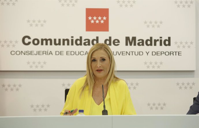 Cristina Cifuentes en rueda de prensa posterior al Consejo de Gobierno