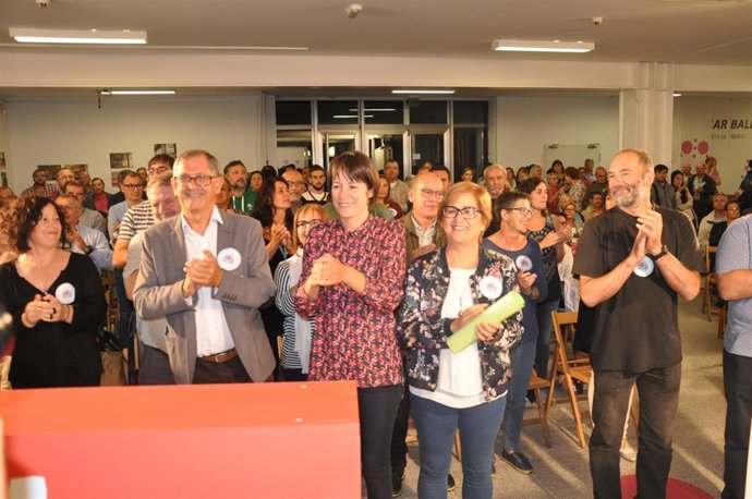 Mitin del BNG en Carbalo (A Coruña)