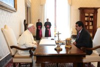 Maduro desvela que el Papa Francisco ha expresado su apoyo al diálogo en Venezuela