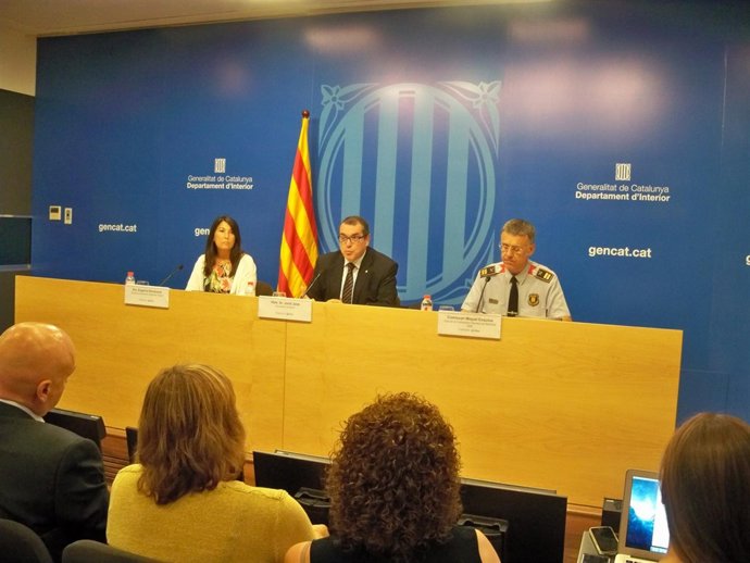 Conseller J.Jané, E.Domènech (SCT), comisario M.Esquius