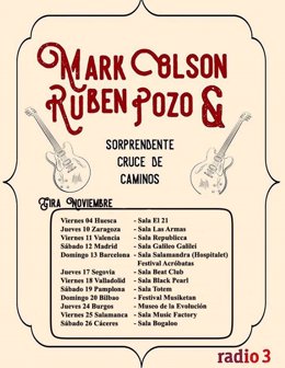 GIRA DE RUBÉN POZO Y MARK OLSON