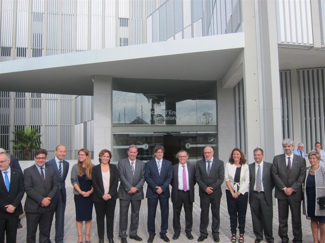 C.Puigdemont, A.Colau, M.Conesa, J.Baiget y J.Sanz 