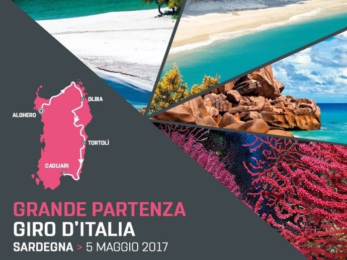 Salida del Giro 2017 en Italia