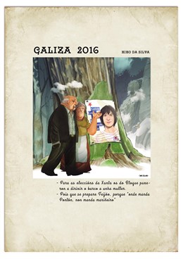 Viñeta de Ana Pontón, candidata del BNG