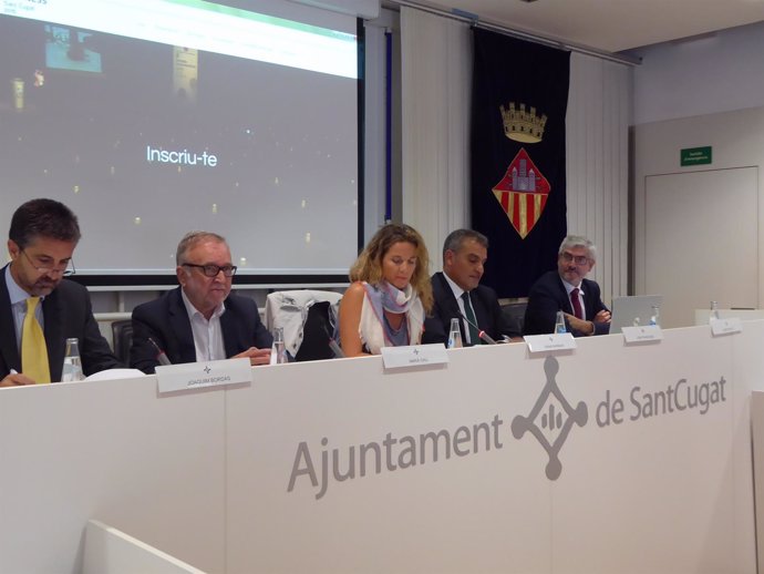 Presentación del 'BeBusiness Sant Cugat' en el Ayuntamiento de Sant Cugat 